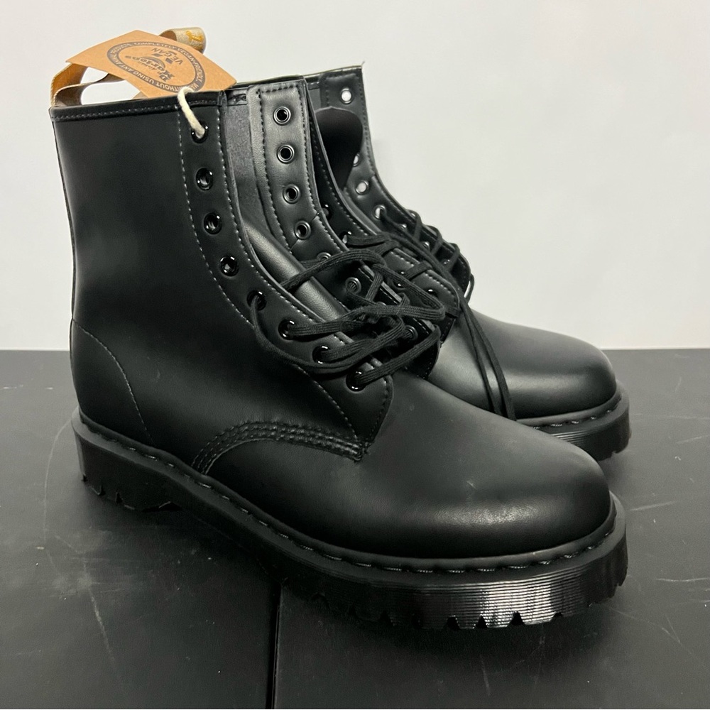 Dr. Martens Smooth Black Combat Boots